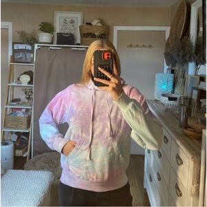Locals Only Long Island tie dye hoodie sweatshirt